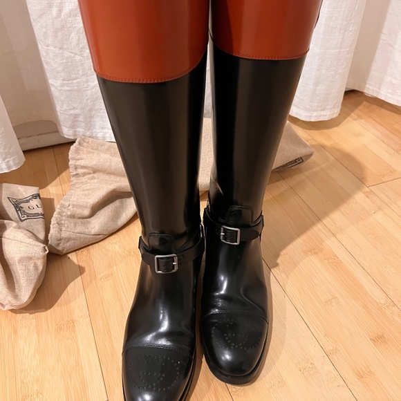 Gucci Leather Riding Boots - Picture 11 of 11